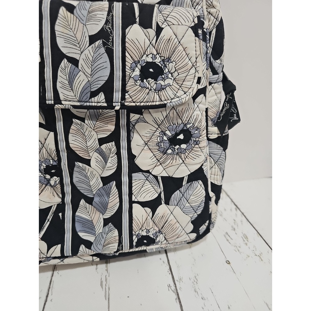 Vera Bradley Camellia Pattern Quilted Backpack - Picture 5 of 15